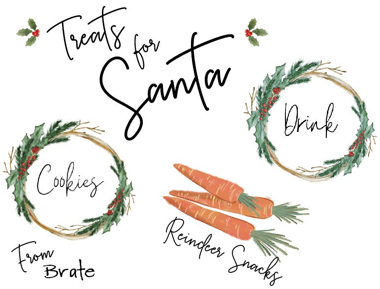 Christmas Eve Treat Tray for Santa