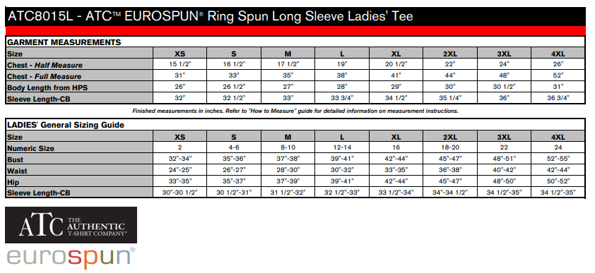 Voce Ladies Long Sleeved - Two Logo Design