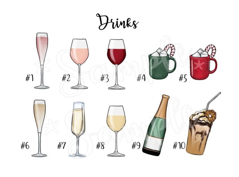 Christmas Besties Drink Options