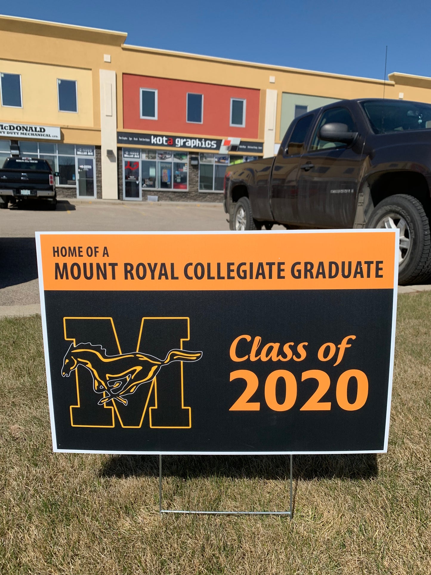 Holy Cross Yard Sign 2026 Graduate