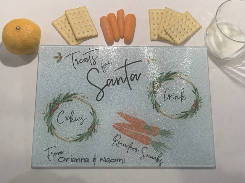 Christmas Eve Treat Tray for Santa