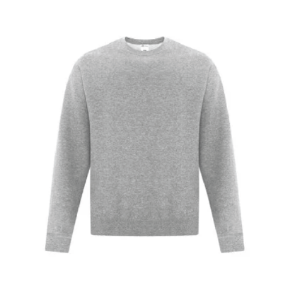 grey crew neck