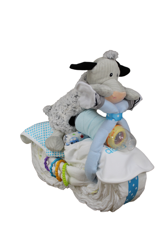 Motorcycle Diaper Cake