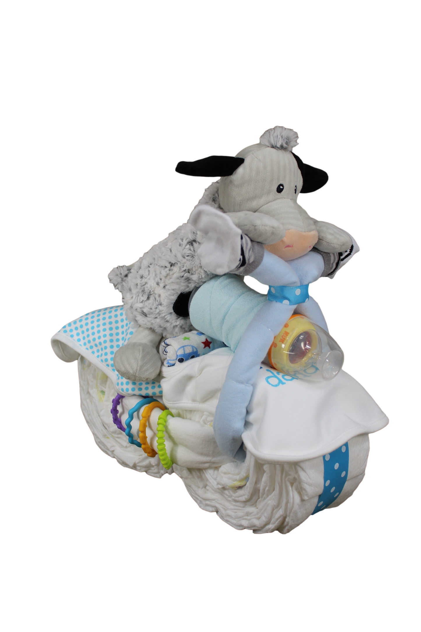 Motorcycle Diaper Cake